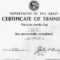 Army Training Certificate – Calep.midnightpig.co For Army Certificate Of Completion Template