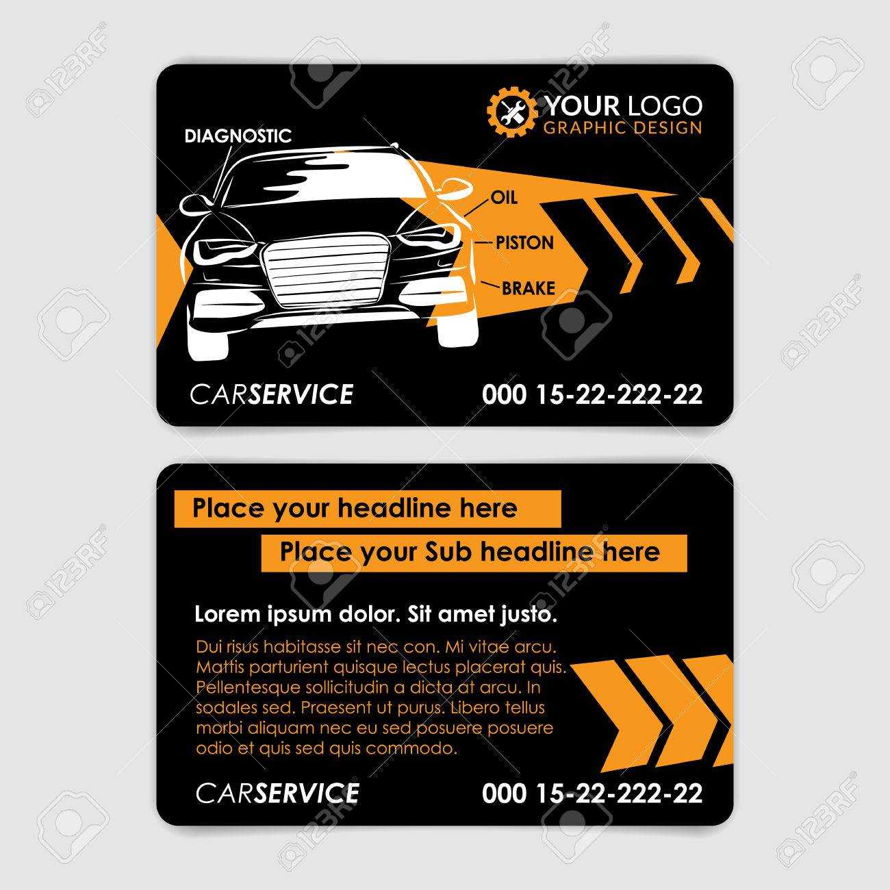 Auto Repair Business Card Template. Create Your Own Business.. Pertaining To Transport Business Cards Templates Free