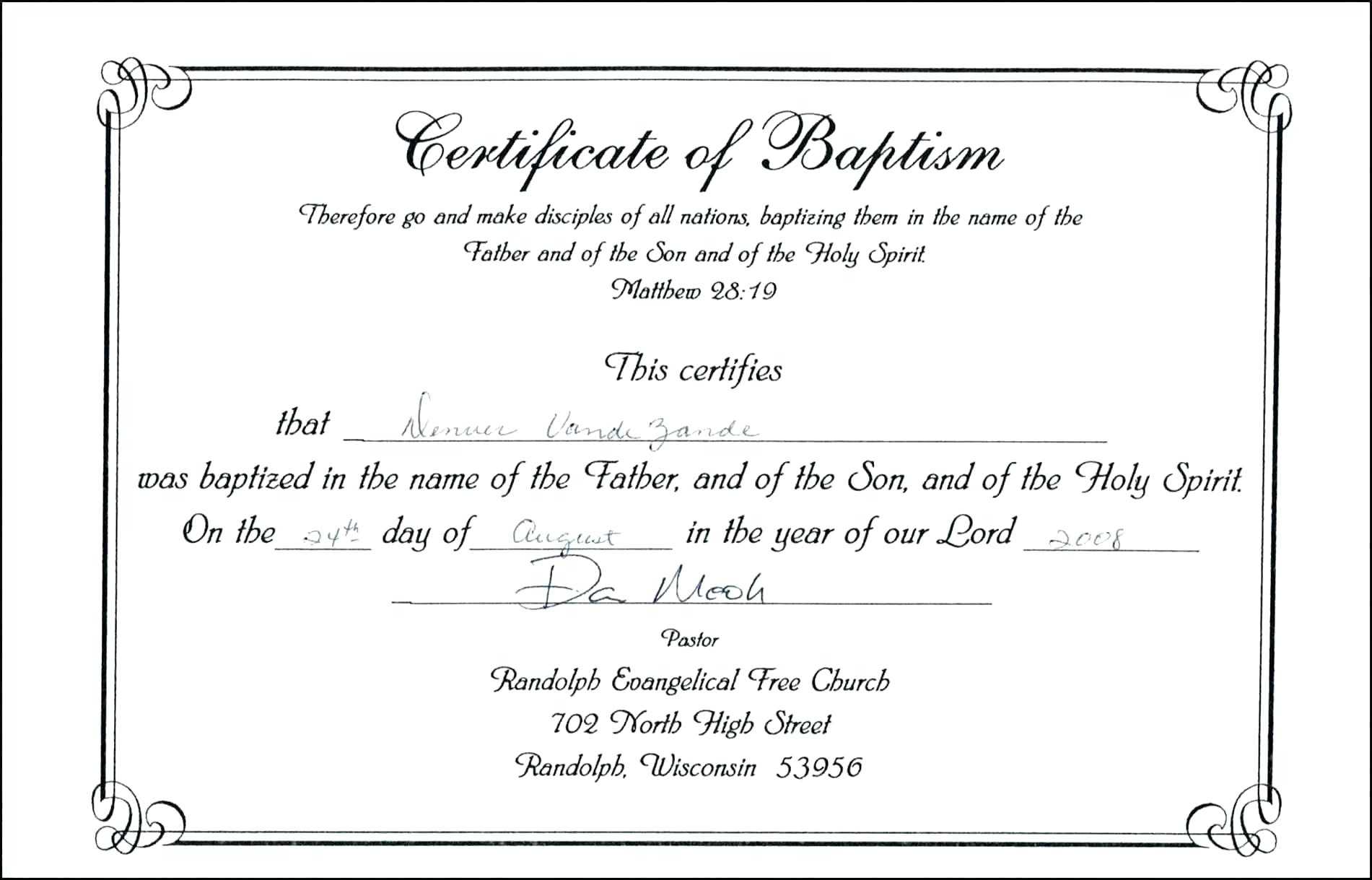 Baby Christening Certificate Template - Great Sample Templates With Regard To Baby Christening Certificate Template