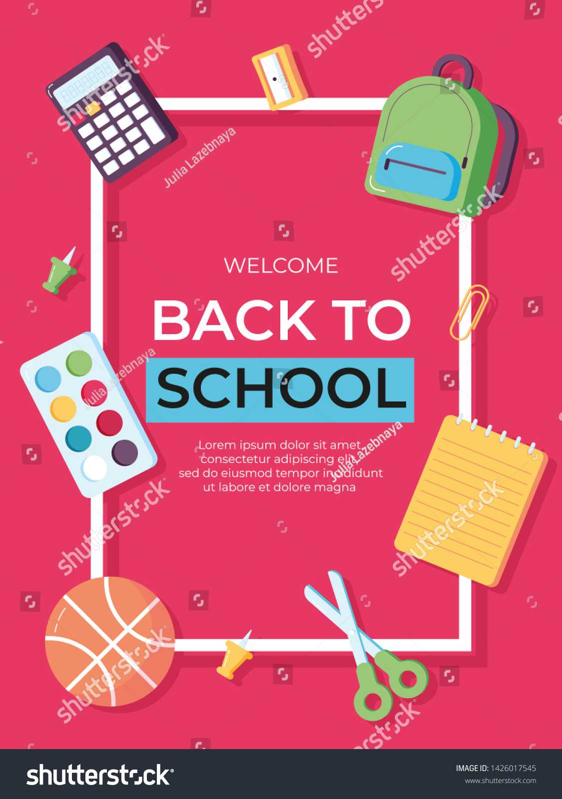 Back School Information Card Set Student Stock Image For Student Information Card Template