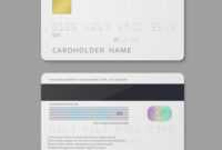 Bank Credit Card Template with Credit Card Templates For Sale