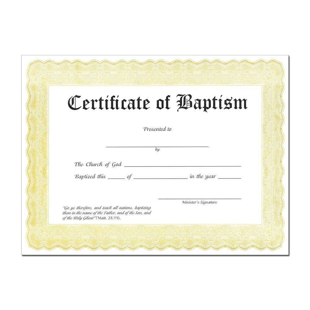 Baptism Certificate – Falep.midnightpig.co Inside Christian Baptism Certificate Template