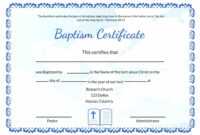 Baptism Certificate Template Word – Heartwork for Baptism Certificate Template Word