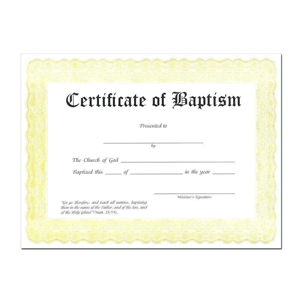 Baptism Certificate Template Word – Heartwork Regarding Baptism Certificate Template Word