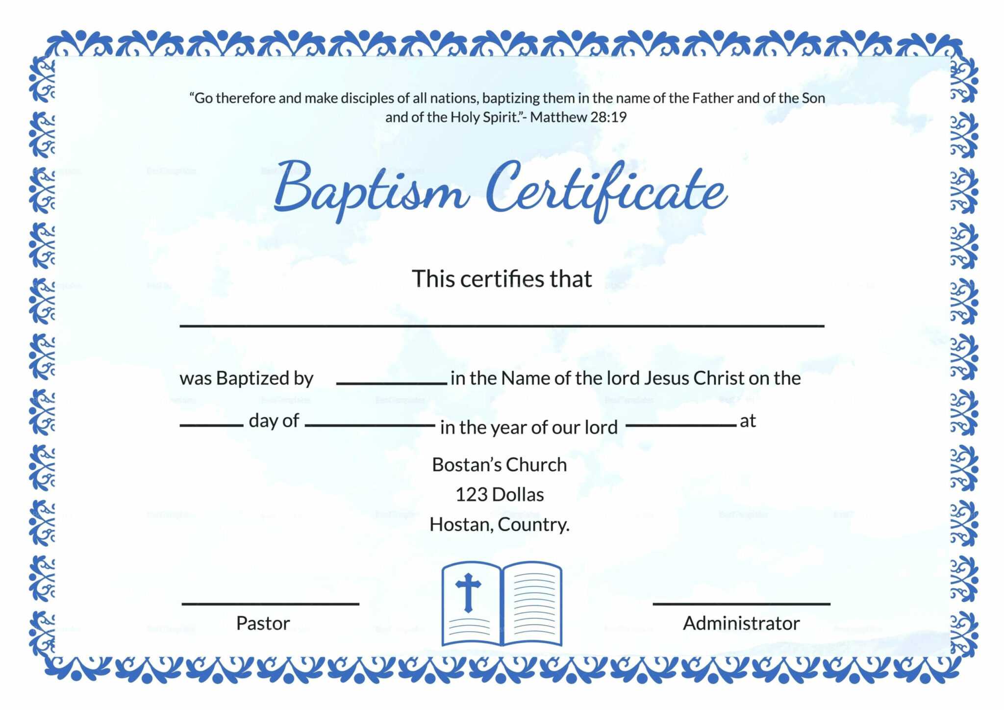 Baptism Word Search Printable
