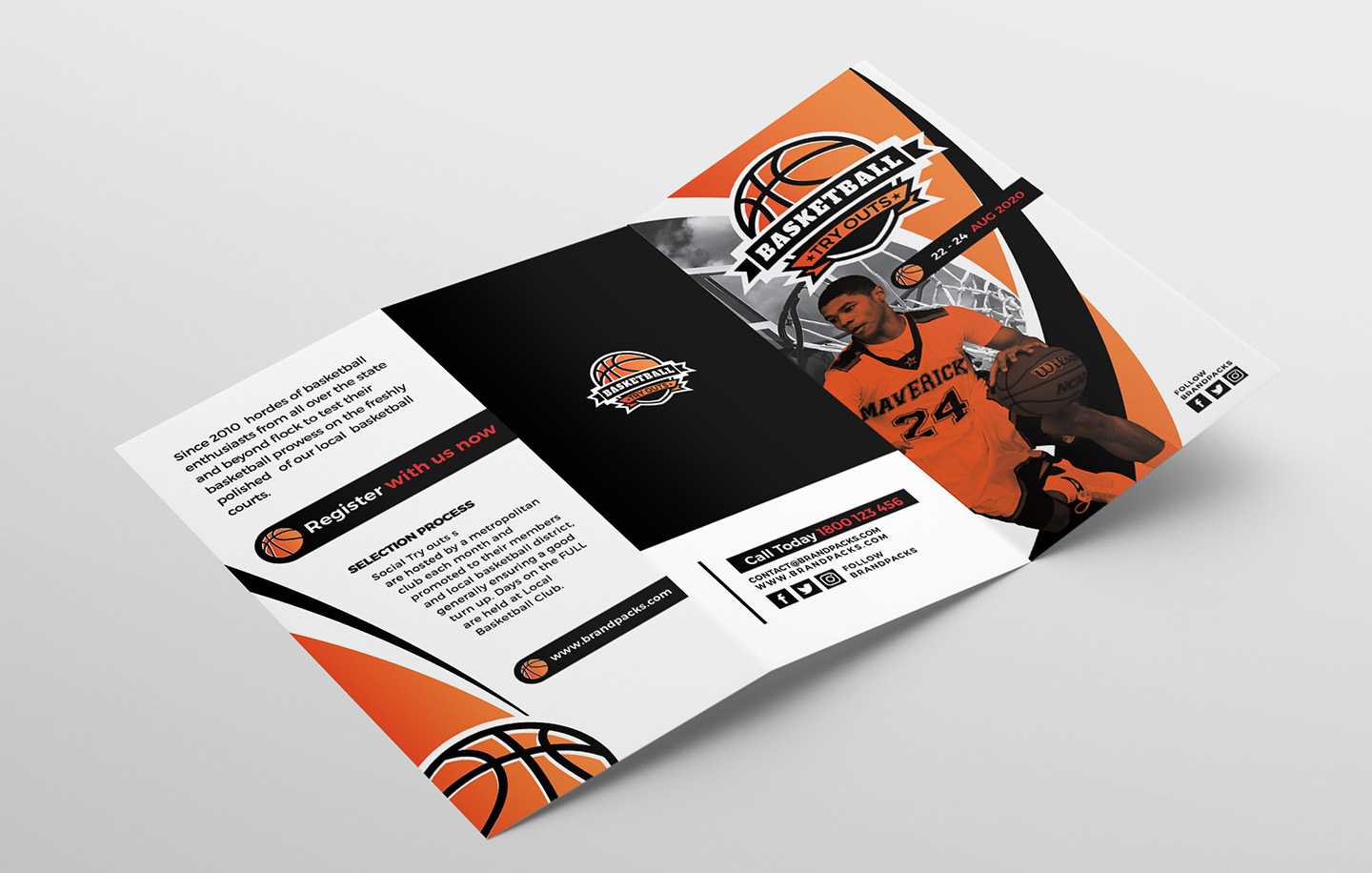 Basketball Brochure – Calep.midnightpig.co Inside Basketball Camp Brochure Template