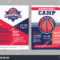 Basketball Camp Posters Flyer Basketball Ball Pertaining To Basketball Camp Brochure Template