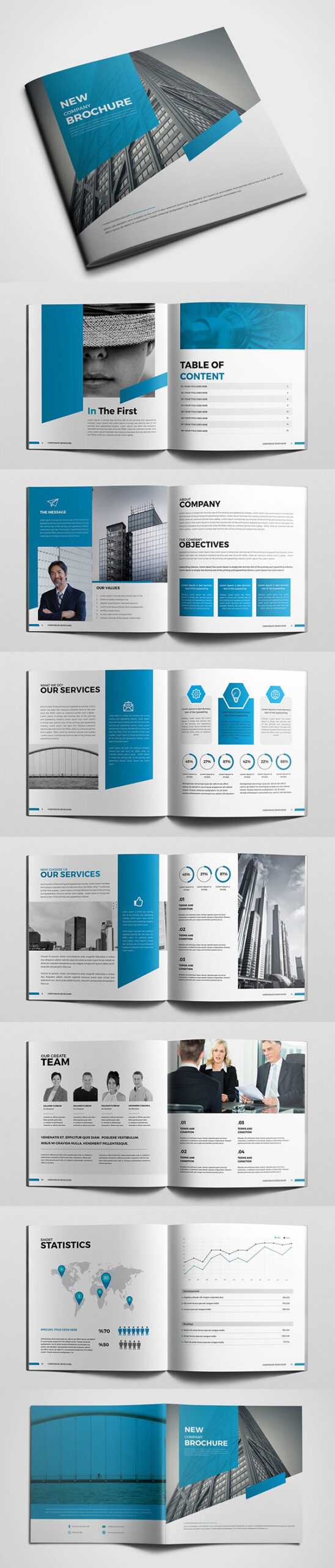 Best Business Brochure Templates | Design | Graphic Design For Technical Brochure Template