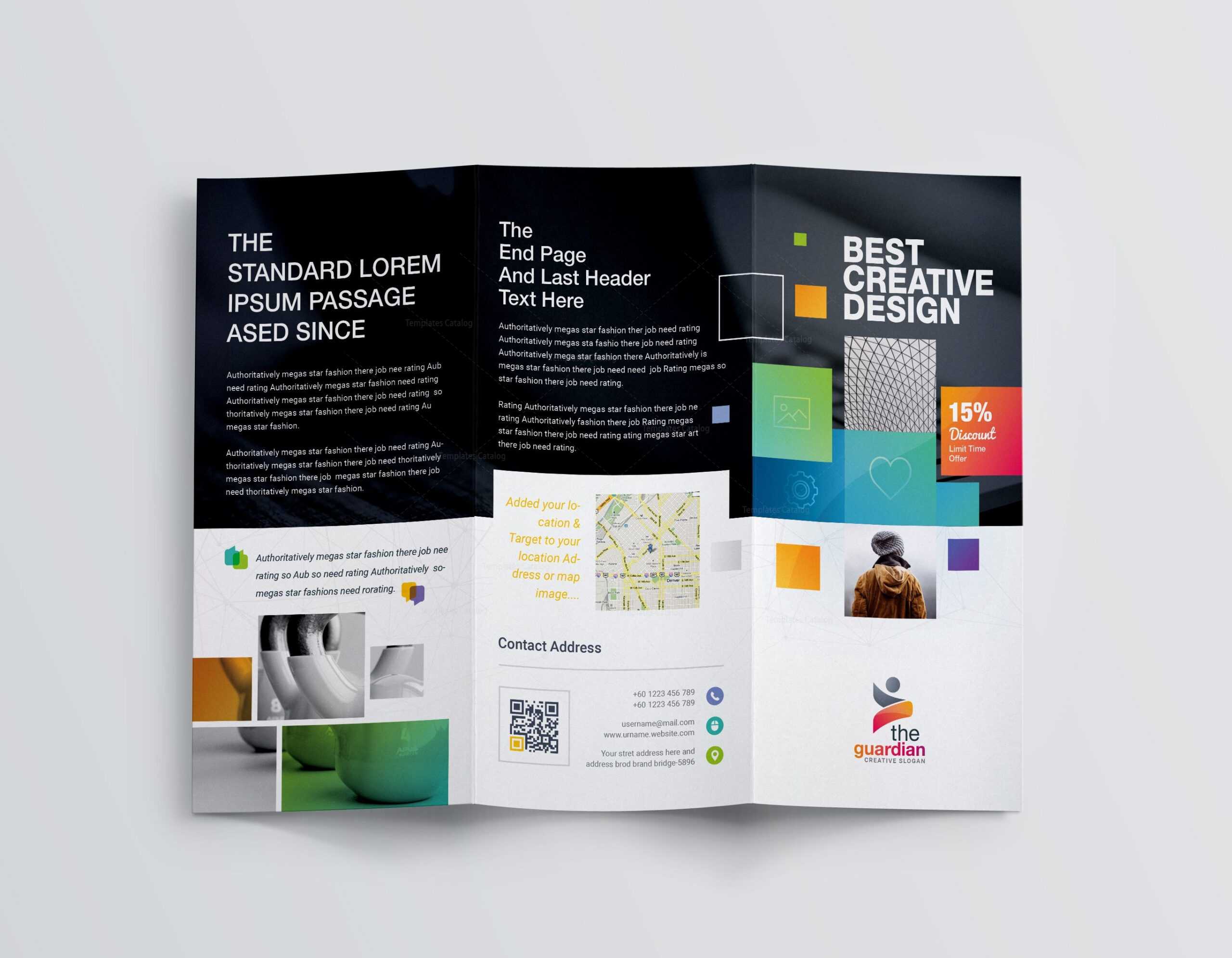 Best Creative Corporate Tri Fold Brochure Template 001211 Inside 3 Fold Brochure Template Psd