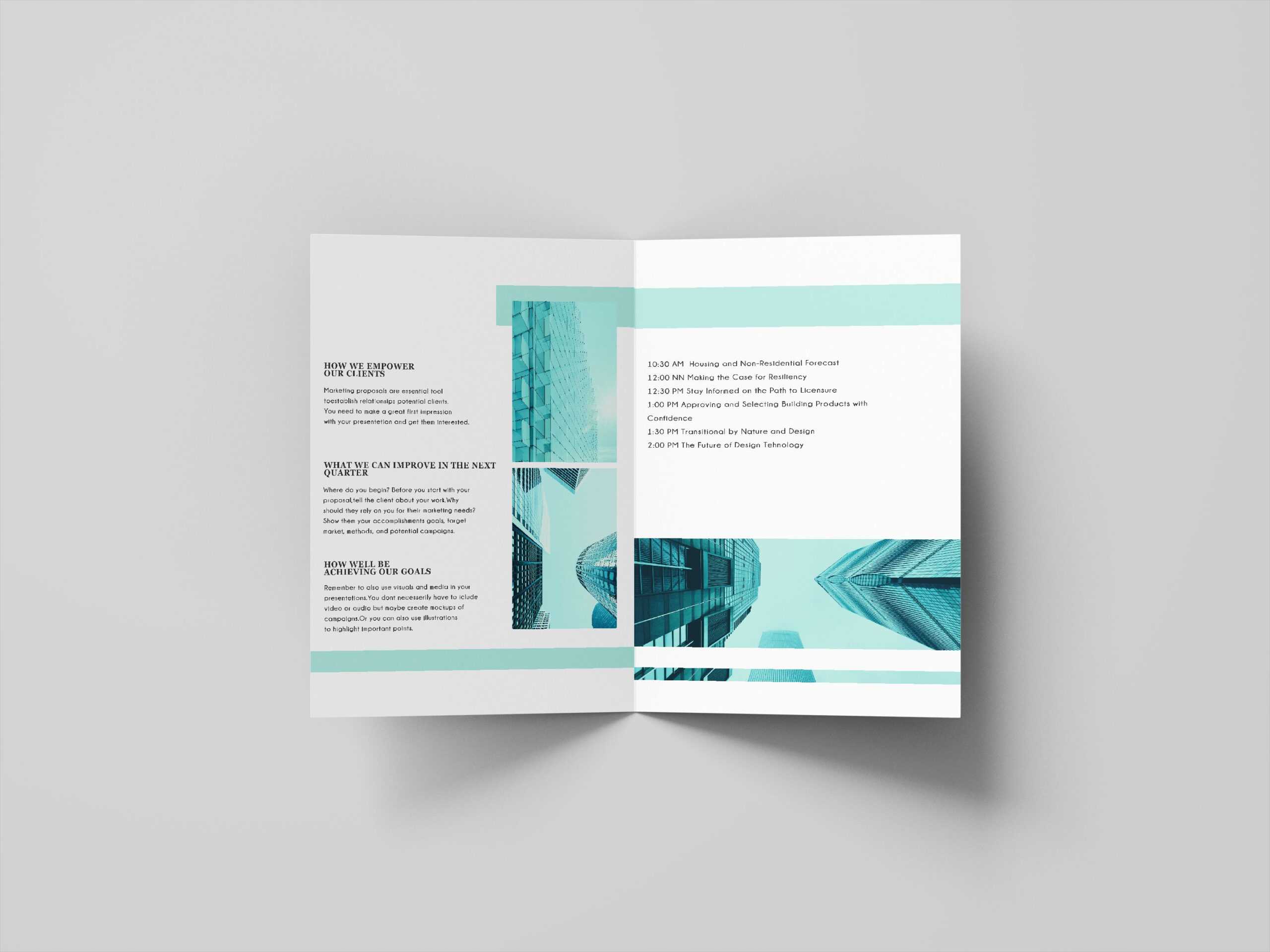 Bi Fold Brochure Annual Conference – 4 Template With Regard To Brochure 4 Fold Template