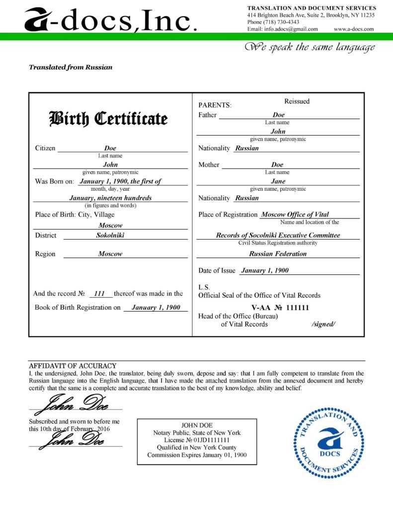 Birth Certificate Sample Russian Guatemala Template With Regard To Build A Bear Birth Certificate Template
