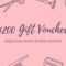 Black & Pink Elements Hair Salon Gift Certificate Within Salon Gift Certificate Template