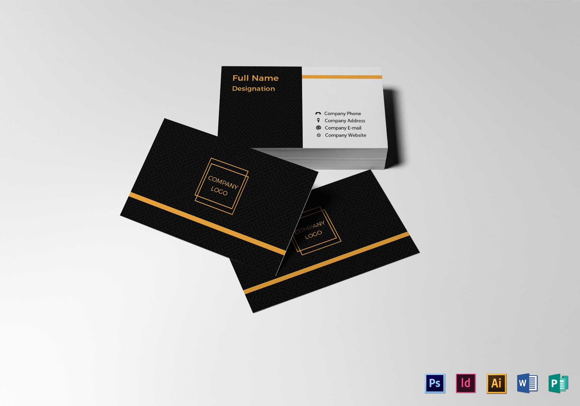 Blank Business Card Template Within Plain Business Card Template