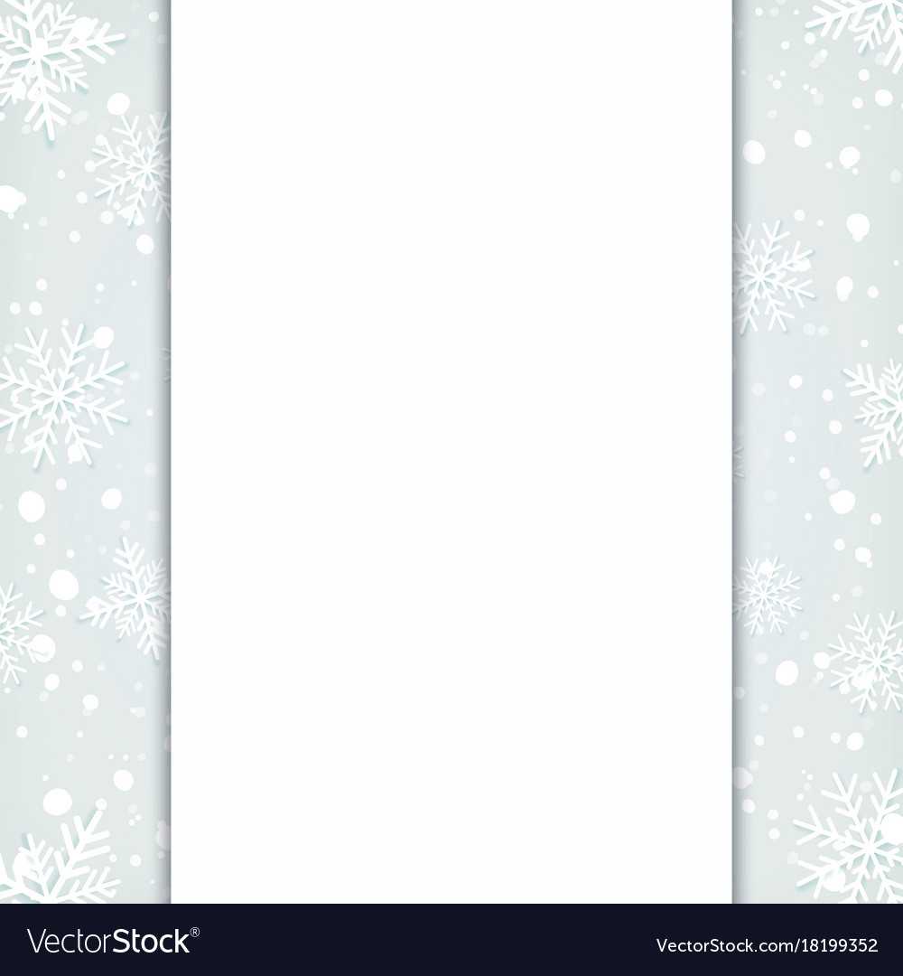 Blank Christmas Greeting Card Template Intended For Greeting Card Layout Templates