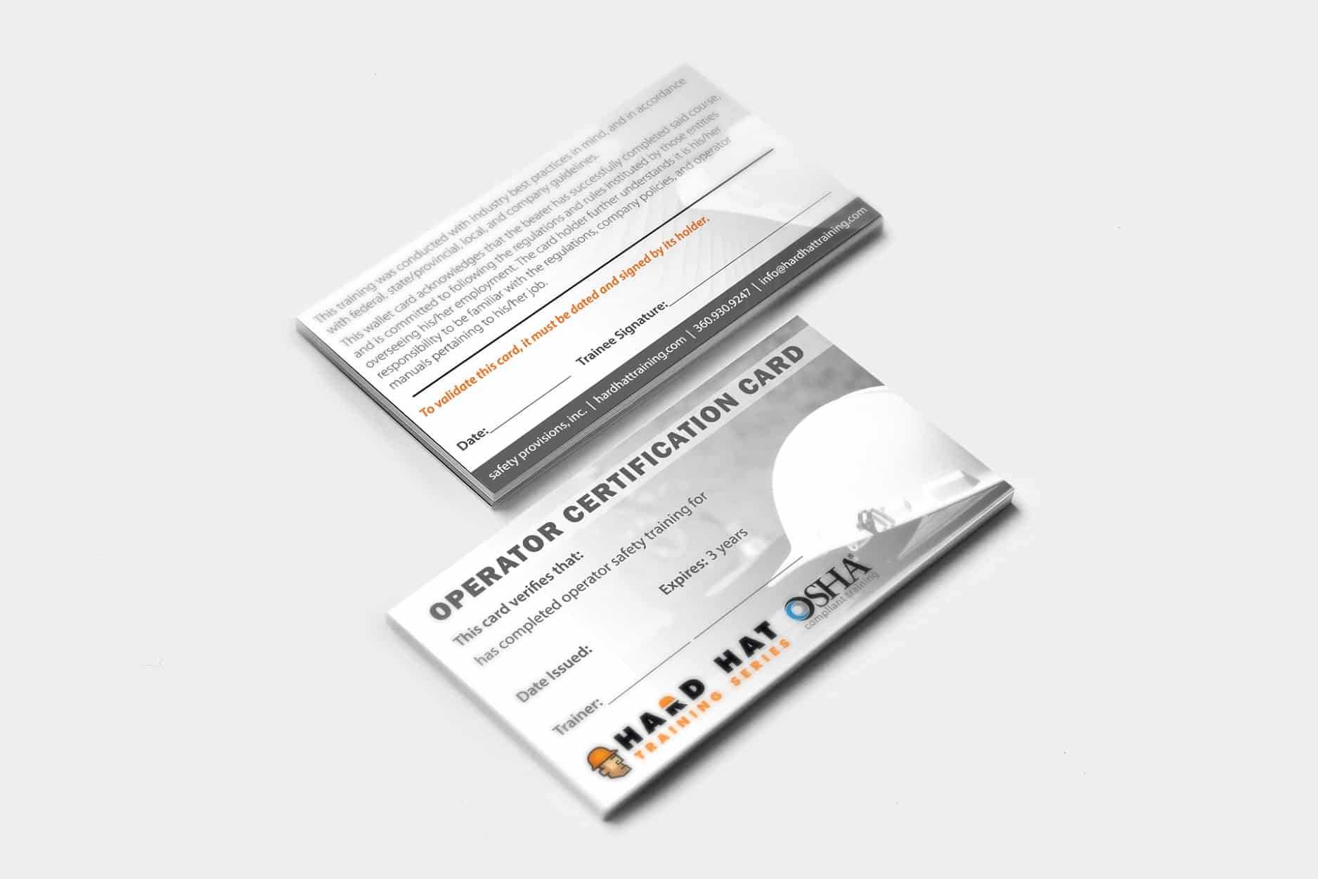 Blank Official Wallet Cards Regarding Fall Protection Certification Template