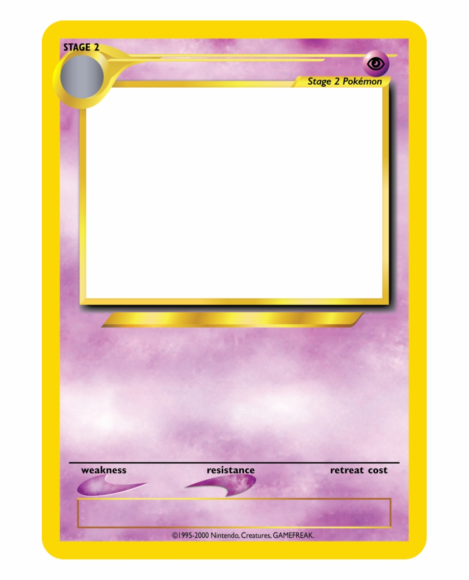 Blank Pokemon Trading Card Templates 220184 – Pokemon Card With Regard To Baseball Card Size Template
