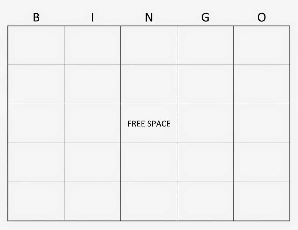 Blank Sight Word Bingo Template – Gutjop Regarding Blank Bingo Card Template Microsoft Word