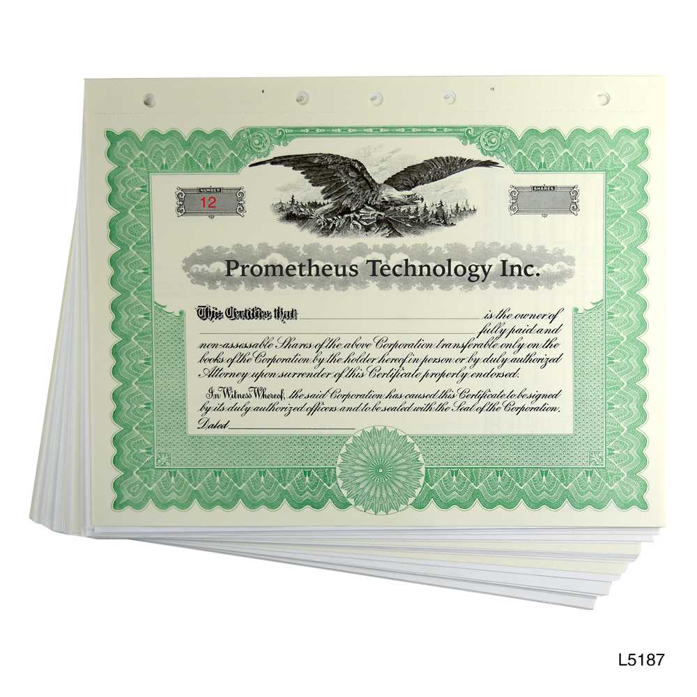 Blank Stock, Membership And Award Certificates From Blumberg Throughout Stock Certificate Template Word