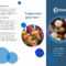Blue Spheres Brochure With Regard To Free Template For Brochure Microsoft Office
