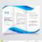 Blue Wavy Business Trifold Brochure Template Stock Vector With Regard To Brochure Template Illustrator Free Download