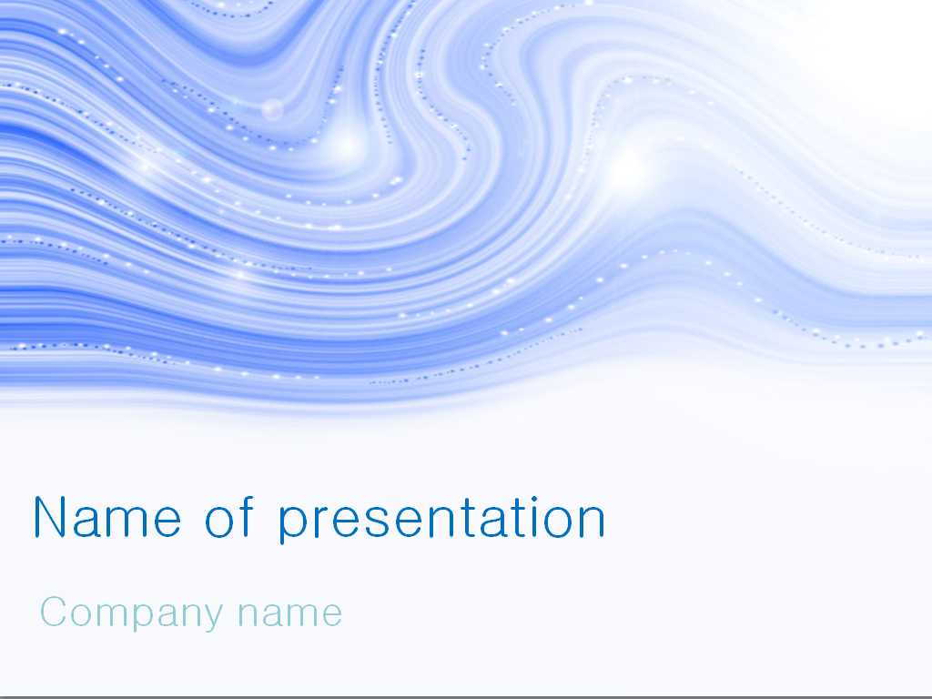 Blue Winter Powerpoint Template For Impressive Presentation For Powerpoint 2007 Template Free Download