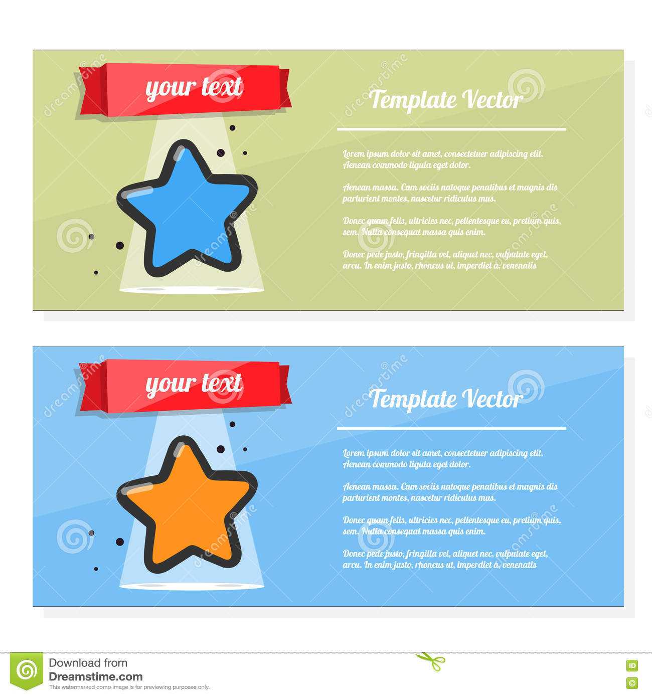 Booklet Vector, Flyer Set With Image Of A Star. Template With Regard To Star Award Certificate Template