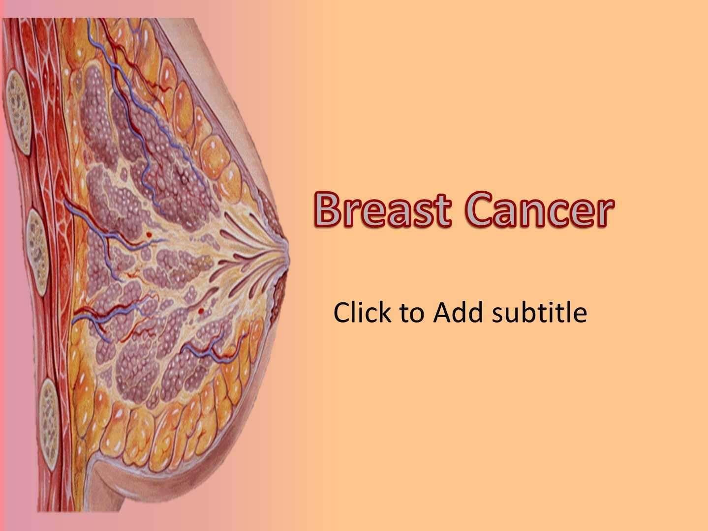 Breast Cancer – Animated Powerpoint Template ~ Free Medical Throughout Breast Cancer Powerpoint Template
