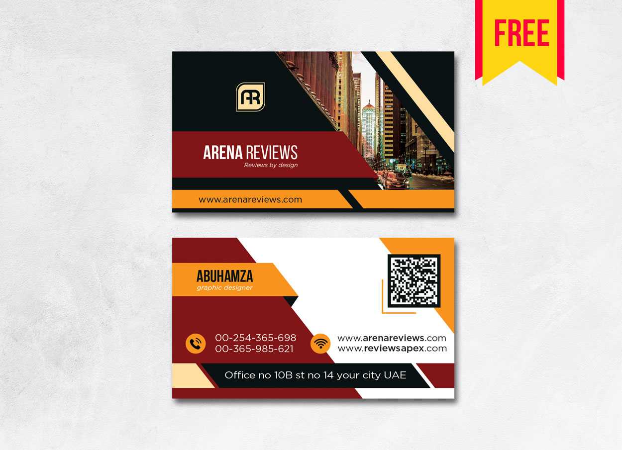 Building Business Card Design Psd – Free Download | Arenareviews Throughout Name Card Design Template Psd