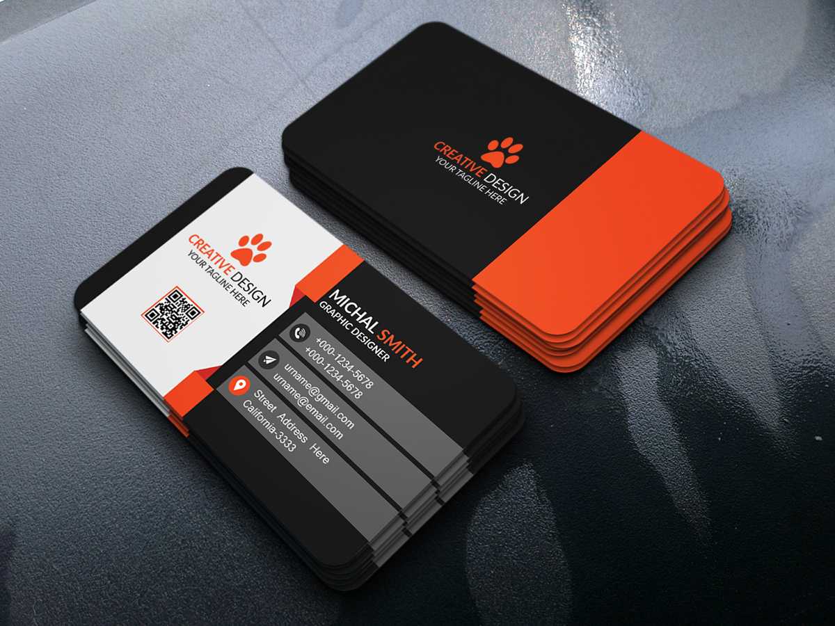 Business Card Design (Free Psd) On Behance In Visiting Card Psd Template Free Download