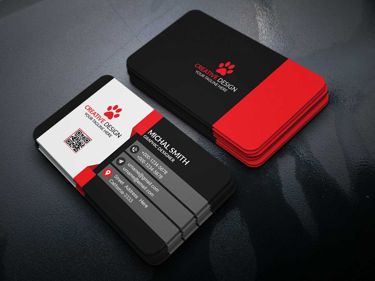 Business Card Design (Free Psd) On Behance With Psd Visiting Card Templates