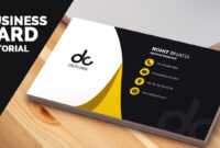 Business Card Design In Photoshop Cs6 Tutorial | Learn Photoshop Front throughout Business Card Template Photoshop Cs6