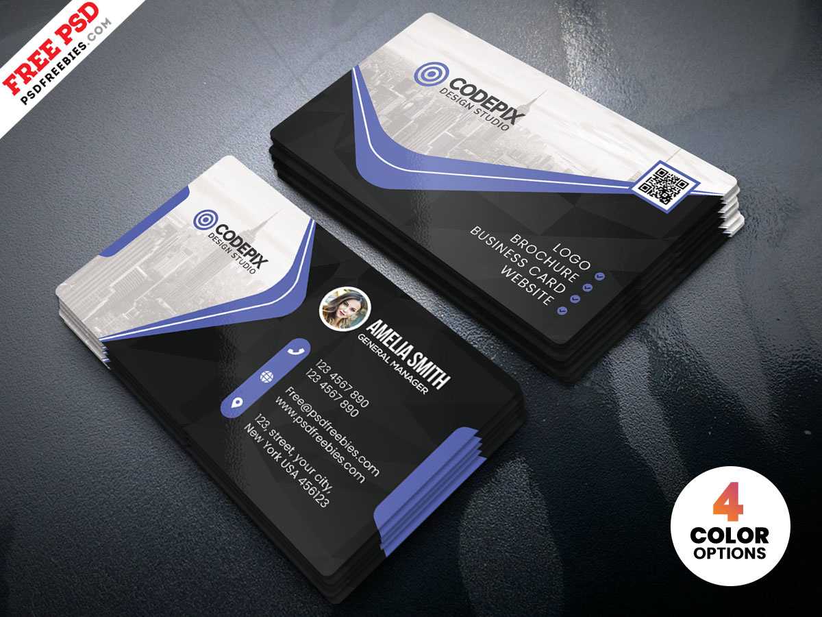 Business Card Psd Templatepsd Freebies On Dribbble Inside Visiting Card Psd Template