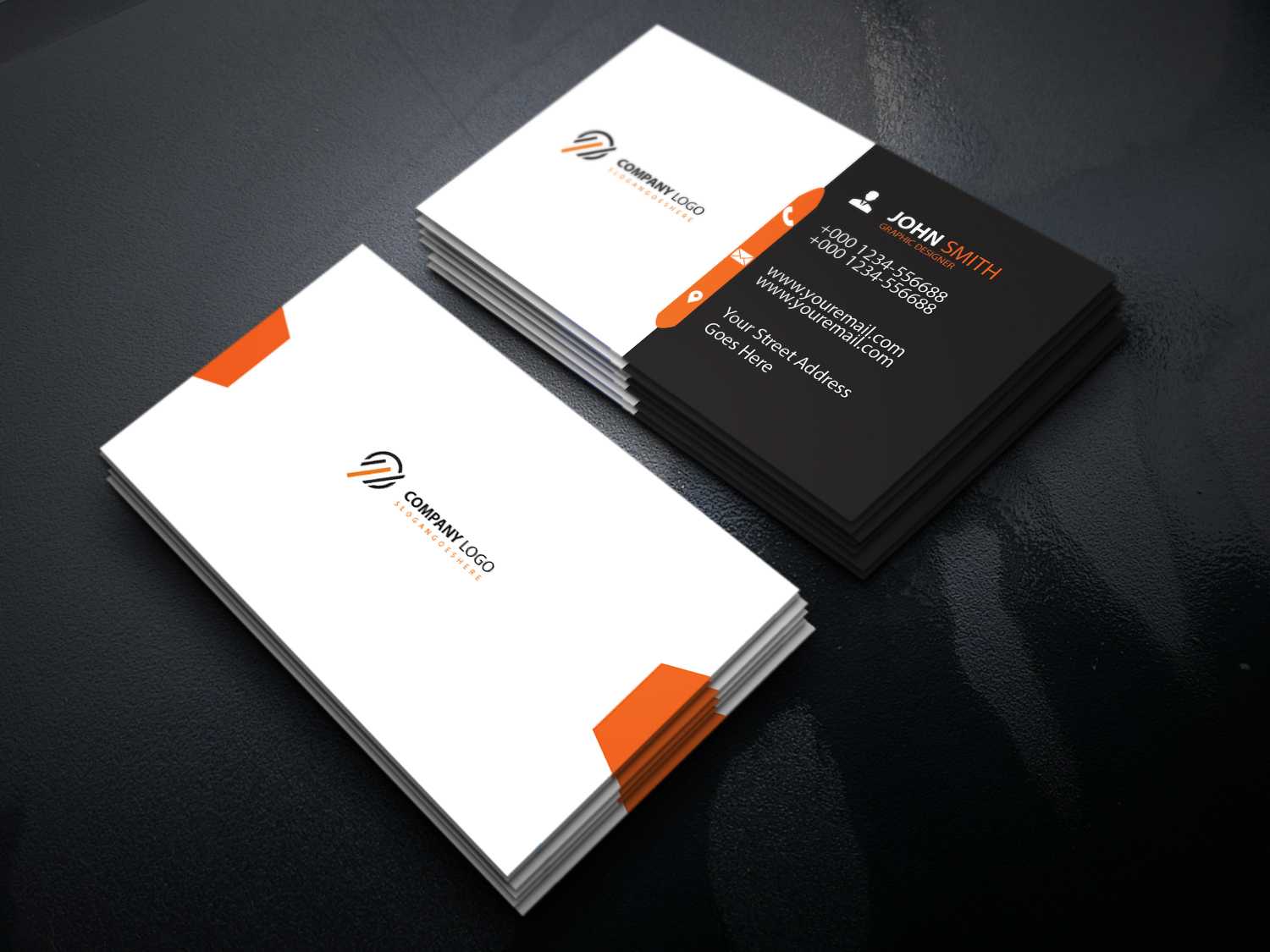 Business Card Template Free Download | Download Business With Regard To Free Psd Visiting Card Templates Download