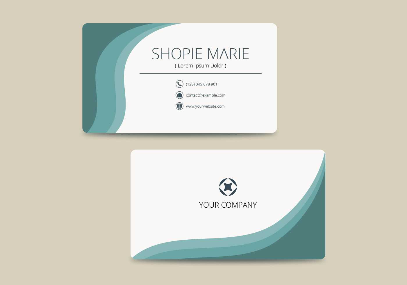 Business Card Template Free Vector Art – (76,480 Free Downloads) Inside Template For Calling Card