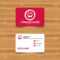 Business Card Template With Texture. Bus Sign Icon. Public Transport.. Within Transport Business Cards Templates Free