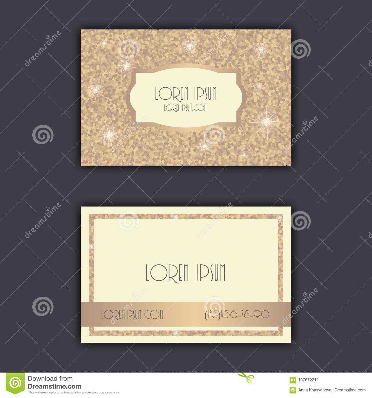 Business Card Templates With Glitter Shining Background Pertaining To Celebrate It Templates Place Cards