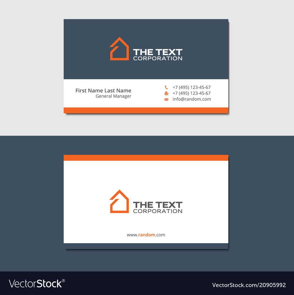 Business Cards Template For Real Estate Agency Pertaining To Real Estate Agent Business Card Template