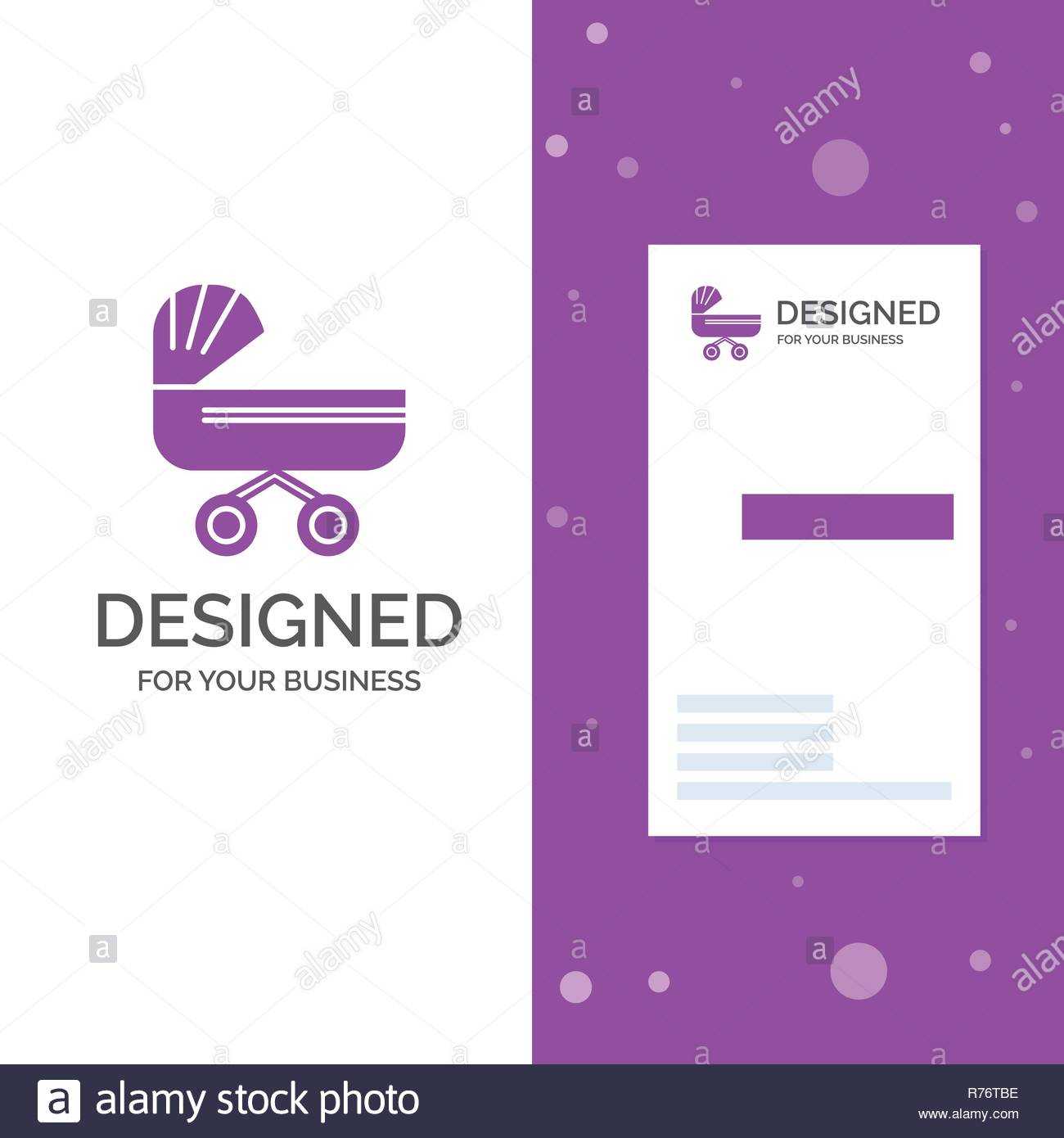 Business Logo For Trolly, Baby, Kids, Push, Stroller Intended For Push Card Template