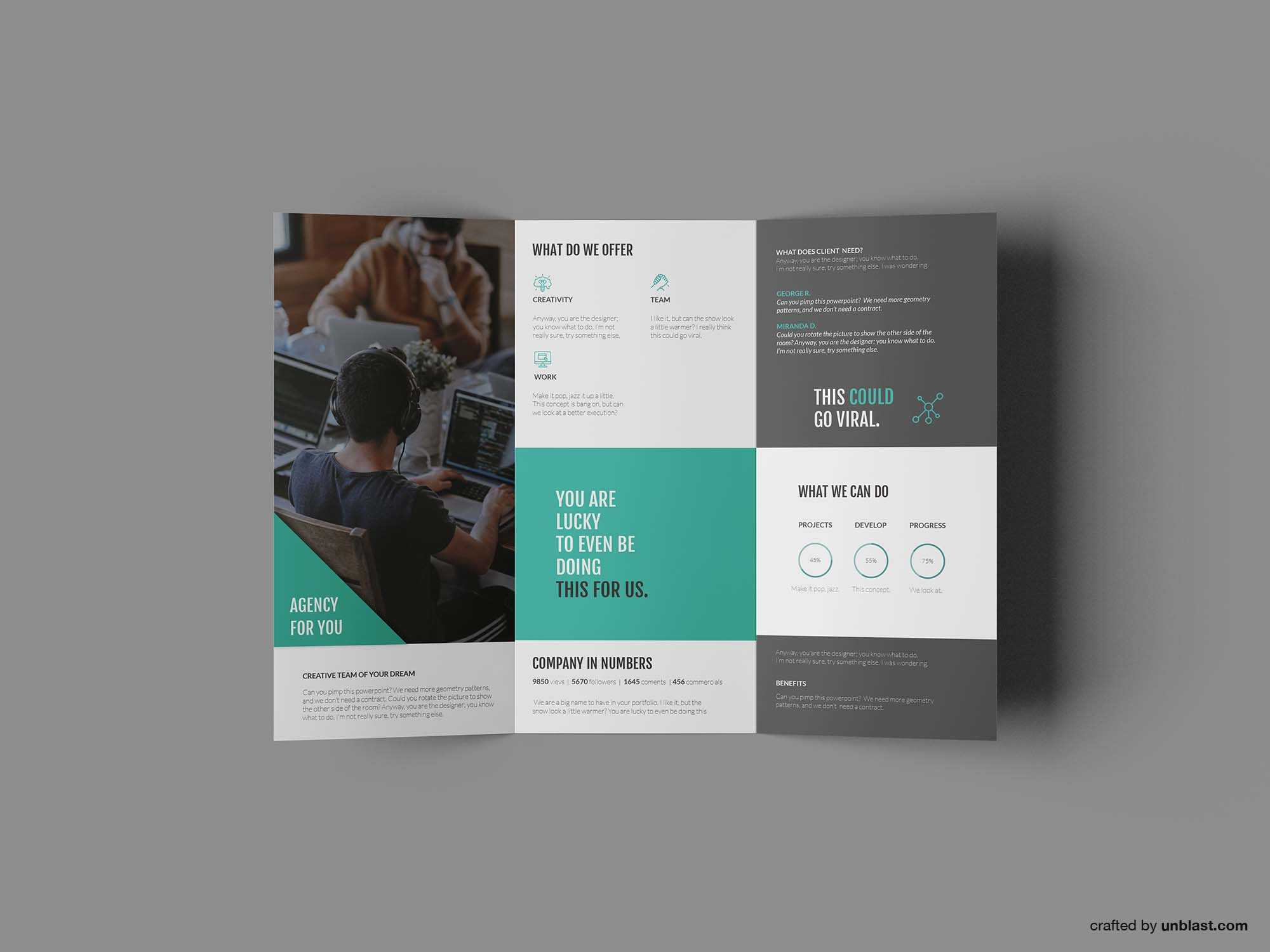 Business Tri Fold Brochure Design – Veppe Inside Ai Brochure Templates Free Download