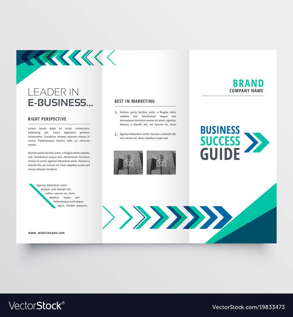 Business Tri Fold Brochure Template Design With With Regard To 3 Fold Brochure Template Free