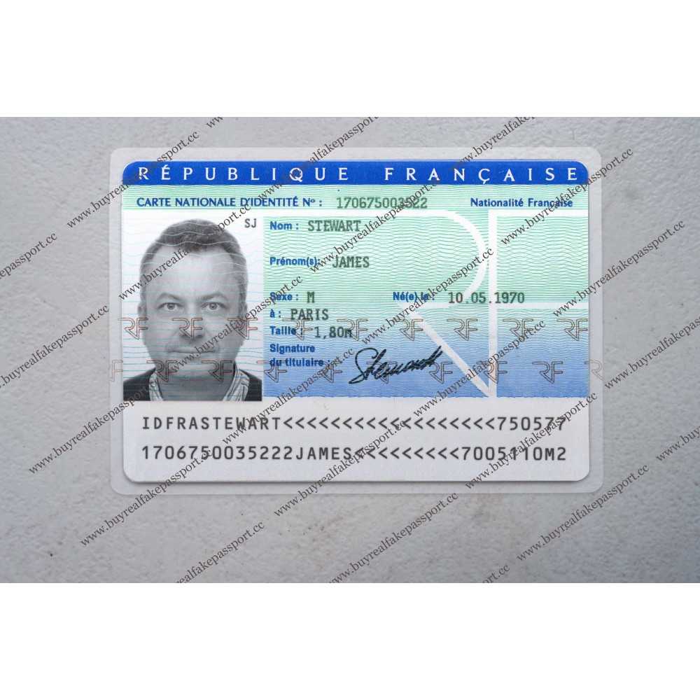 Buy French Original Id Card Online, Fake National Id Card Of Within French Id Card Template