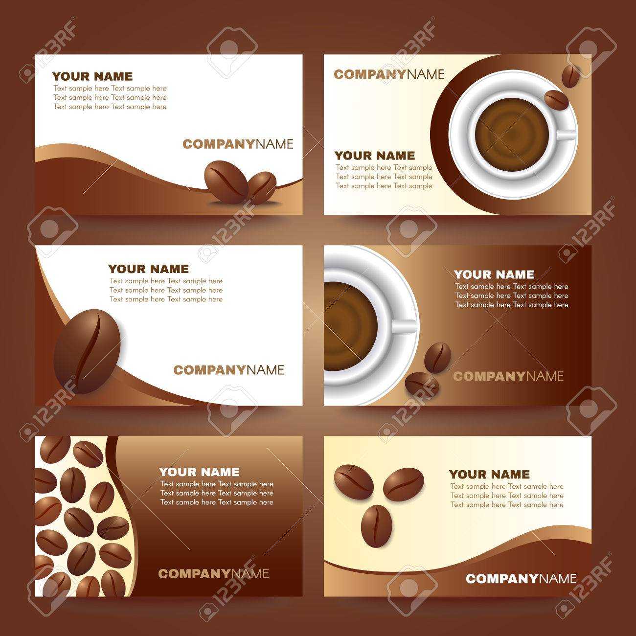 Cafe Business Card Template – Dalep.midnightpig.co Throughout Coffee Business Card Template Free