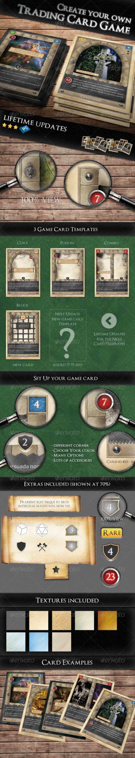 Card Game Graphics, Designs & Templates From Graphicriver Pertaining To Card Game Template Maker