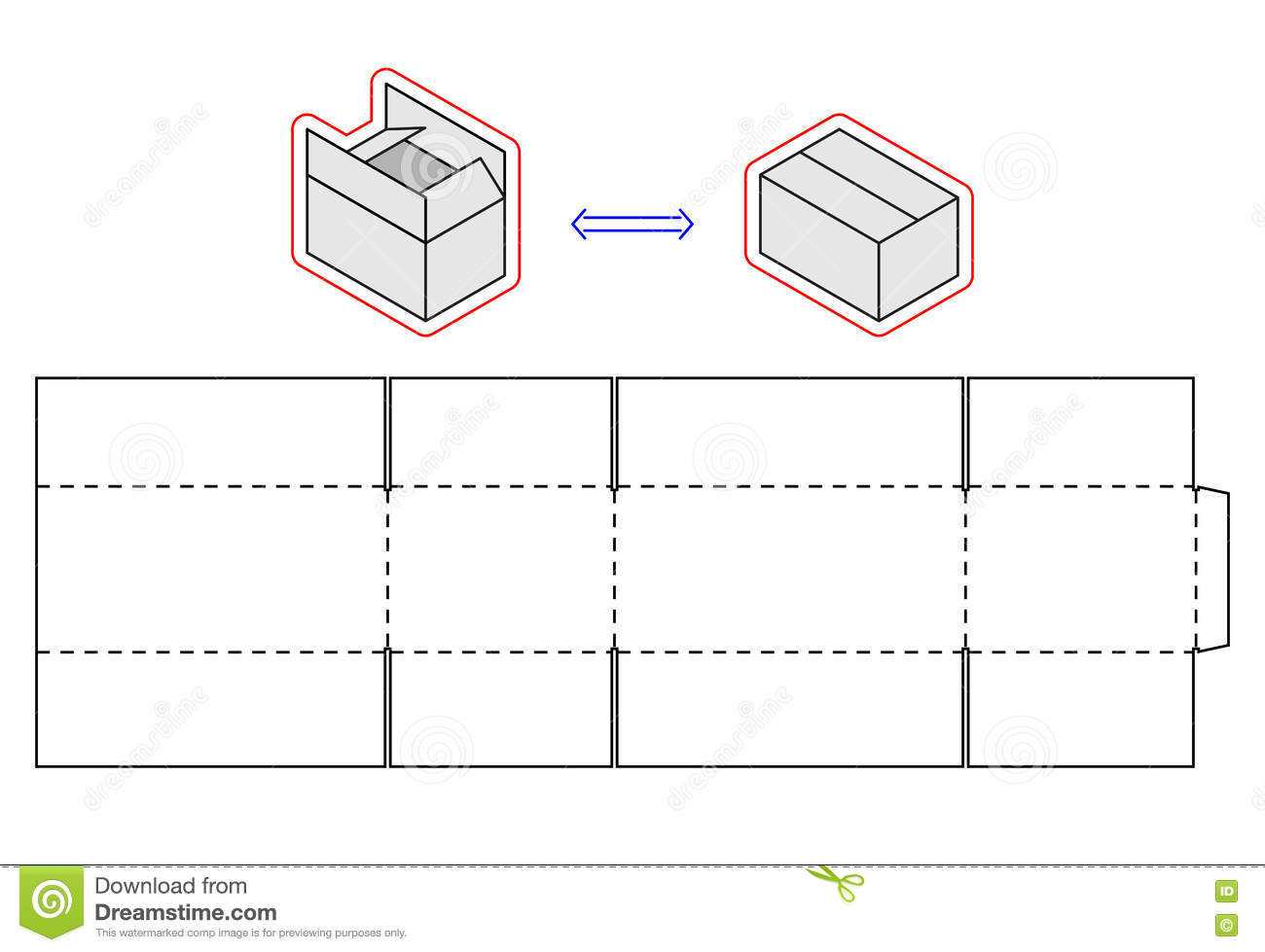 Cardboard Box Template – Dalep.midnightpig.co With Card Box Template Generator