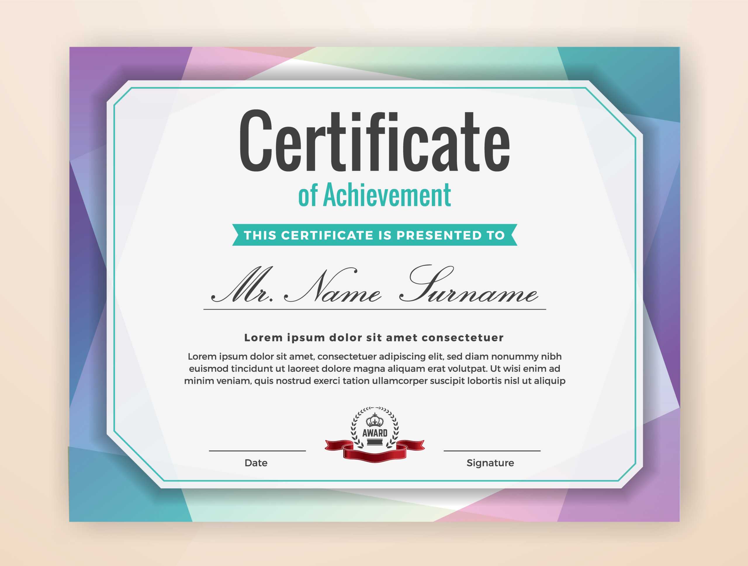 Certificate Borders Free Vector Art – (14,512 Free Downloads) Intended For High Resolution Certificate Template