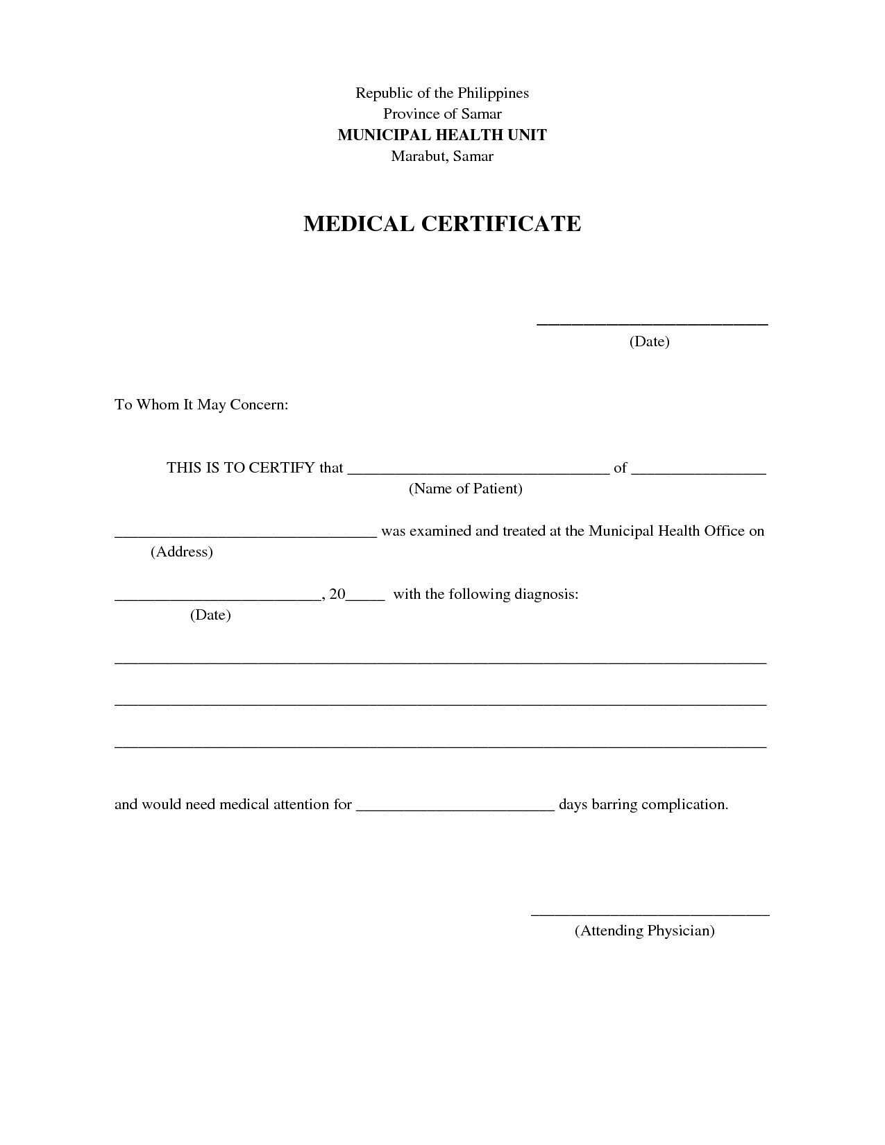 Certificate Clipart Medical Certificate, Certificate Medical With Free Fake Medical Certificate Template