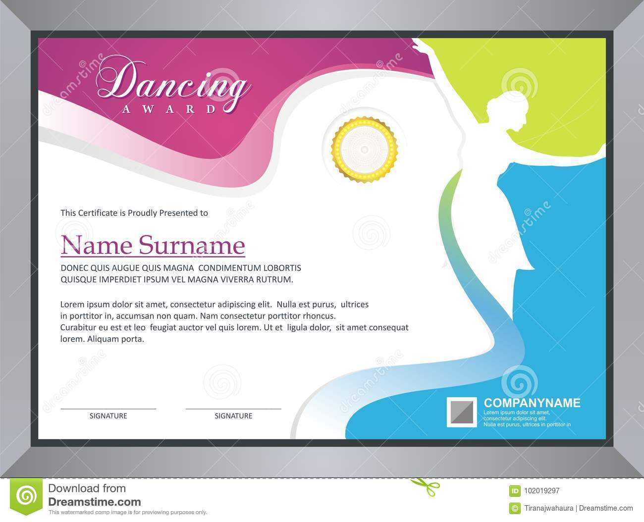 Certificate For Dance Competition – Calep.midnightpig.co Within Dance Certificate Template