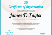 Certificate Of Appreciation within Sample Certificate Of Recognition Template