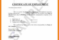 Certificate Of Employment Sample - Calep.midnightpig.co inside Template Of Certificate Of Employment