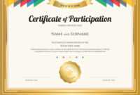 Certificate Of Participation Template - Falep.midnightpig.co inside Certification Of Participation Free Template